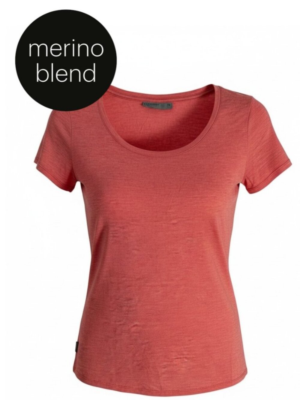 ICEBREAKER Coral Merino Cool-Lite Wool Blend Short Sleeve Tee size M